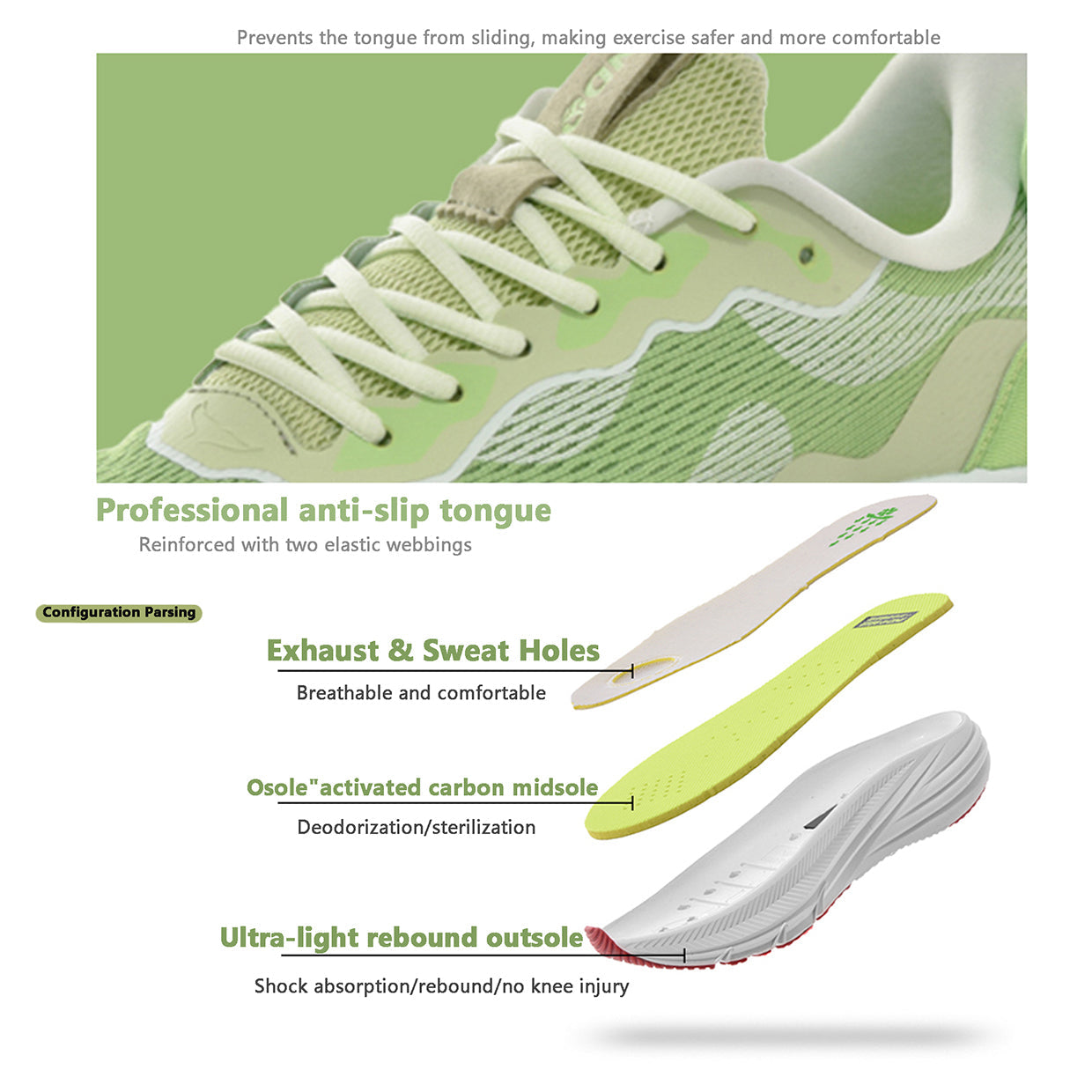 Breathable Lightweight Running Sneakers