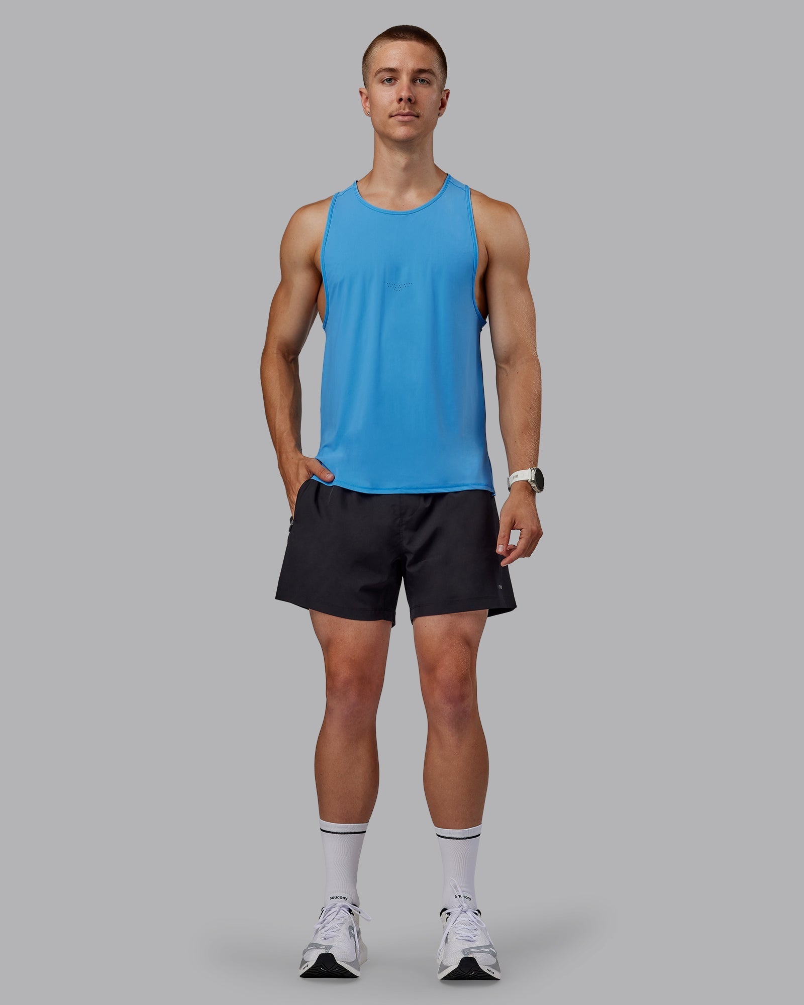 Cadence Tank - Azure Blue