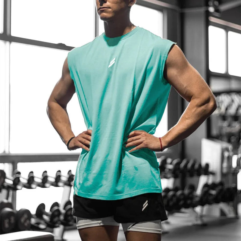 Men’s Sleeveless Quick-Dry Training Top