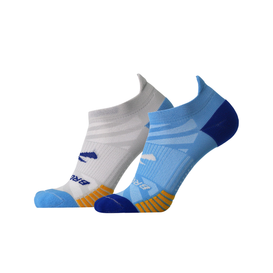 Brooks Unisex Ghost Lite No Show Sock 2-Pack
