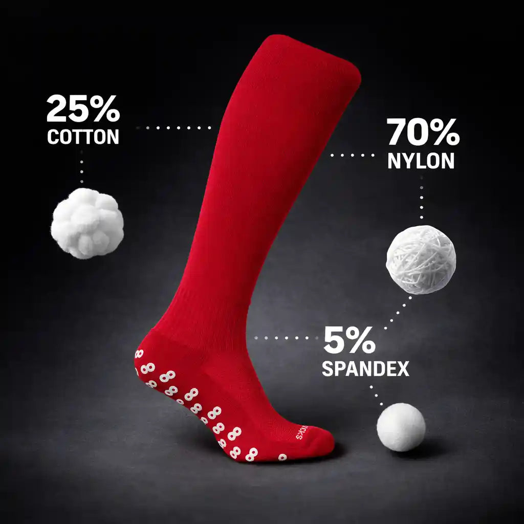 ONEKEEPER Long Grip Socks – Knee High Anti-Slip Sports Socks (No Logo)