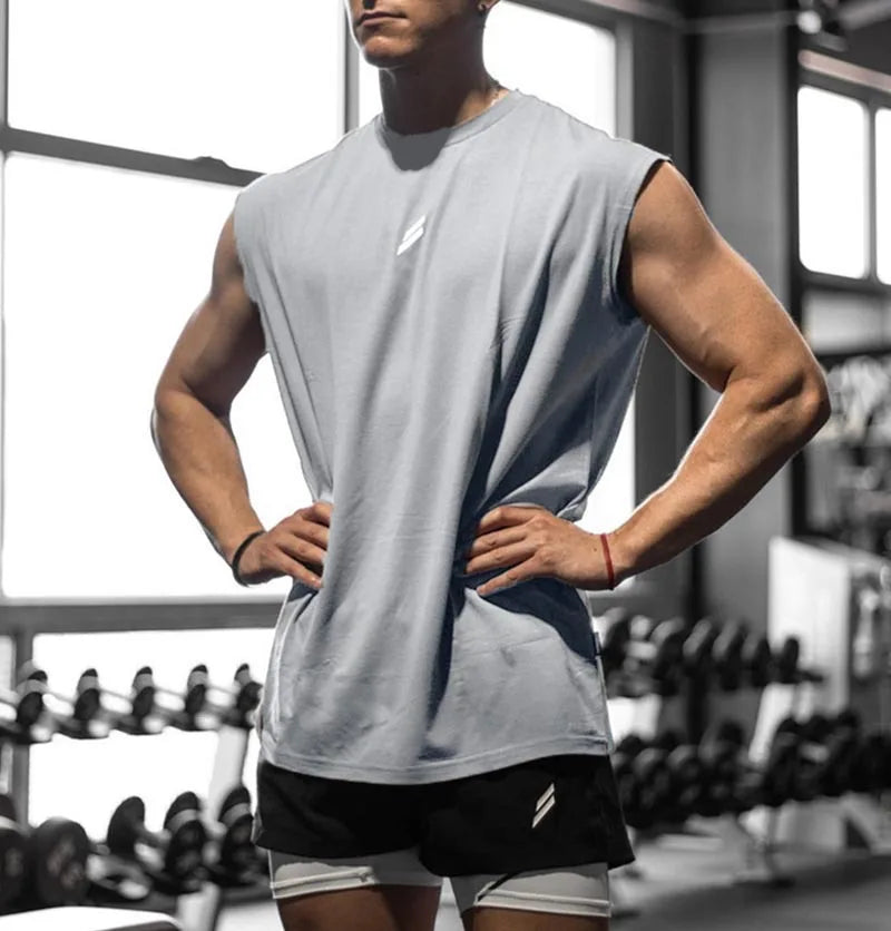 Men’s Sleeveless Quick-Dry Training Top