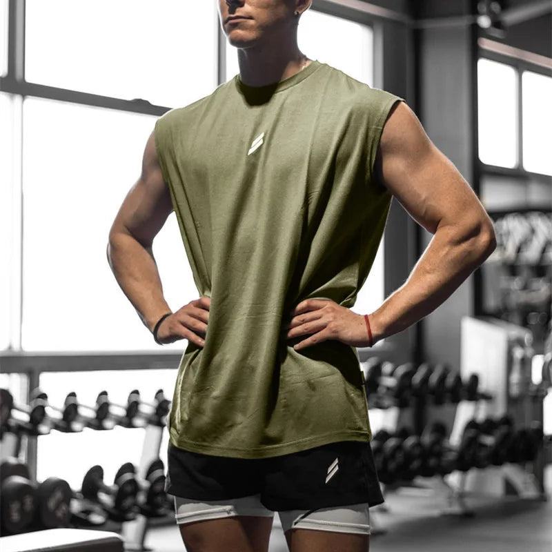 Men’s Sleeveless Quick-Dry Training Top