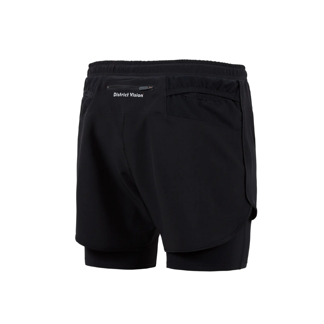 District Vision Men's Layered Pocketed Trail Shorts